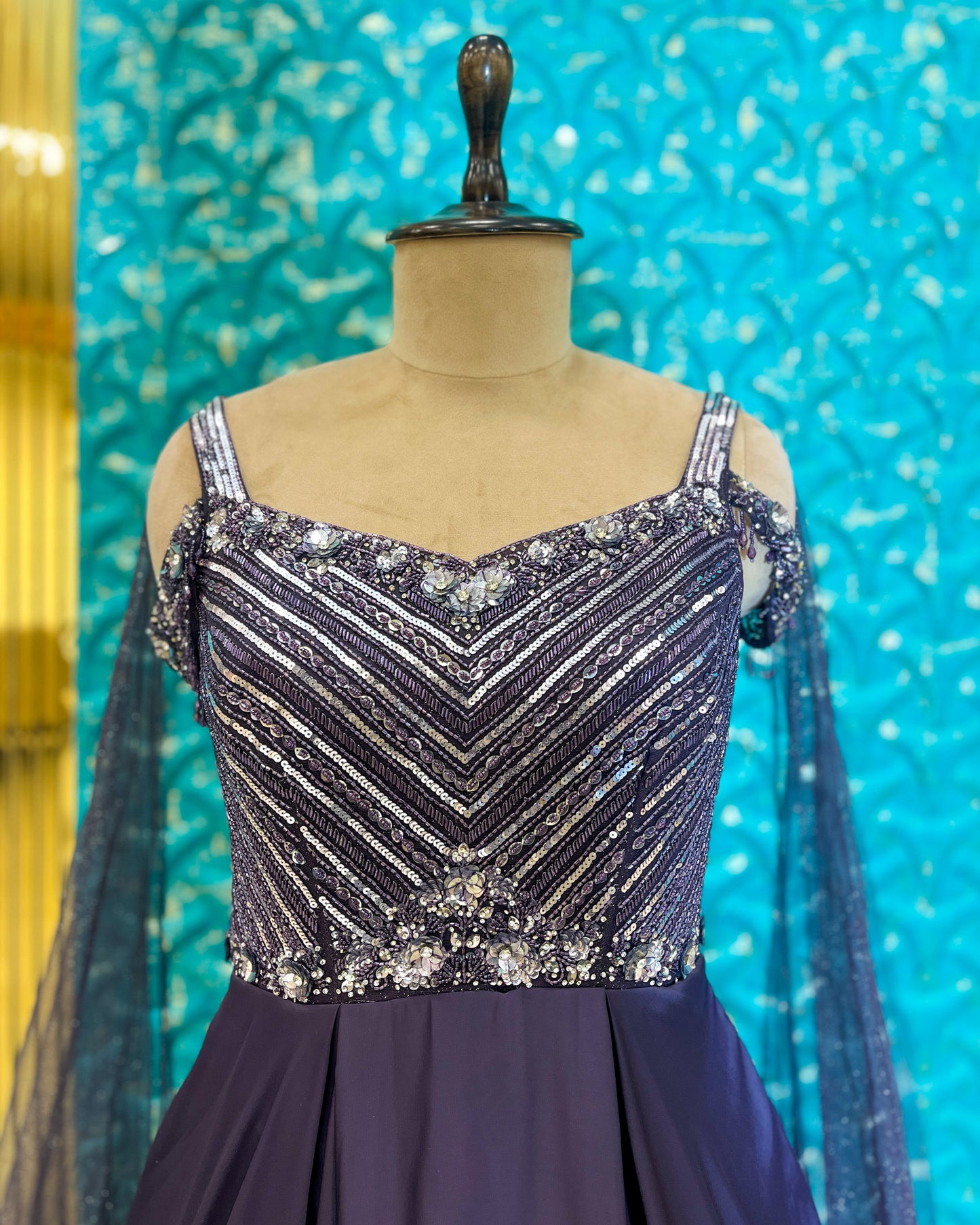 Gown Purple 5004 S4005