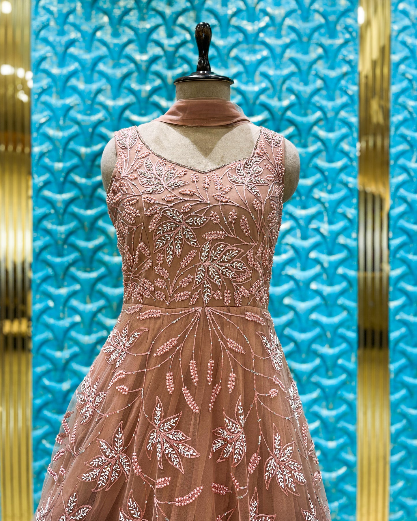 Gown Light Brown 6372 S4005