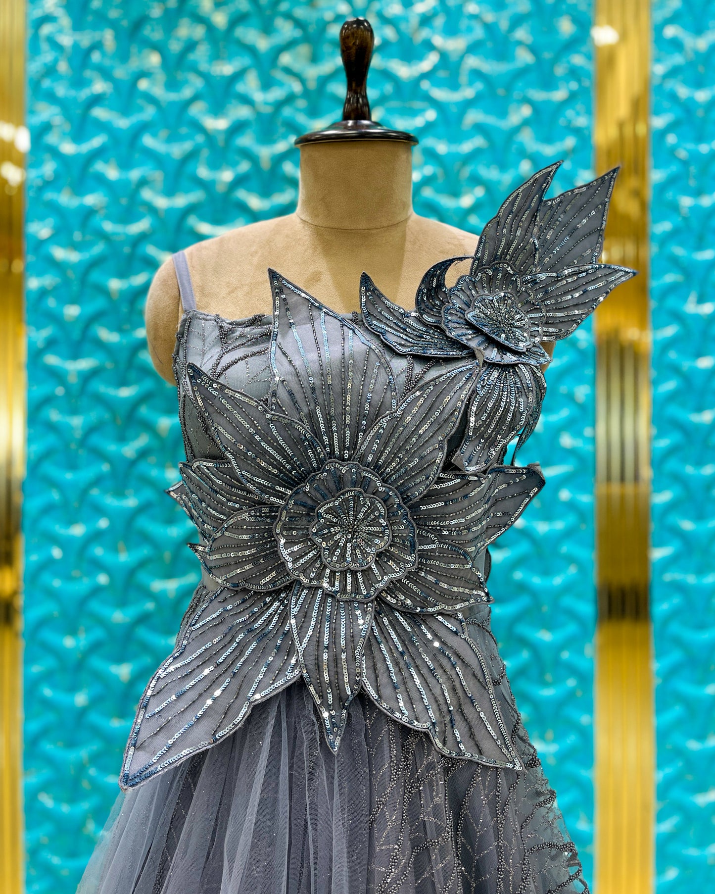 Gown Light Grey BR-0336 S4005