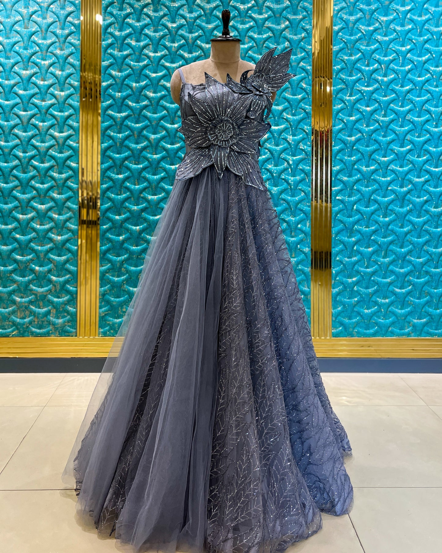 Gown Light Grey BR-0336 S4005