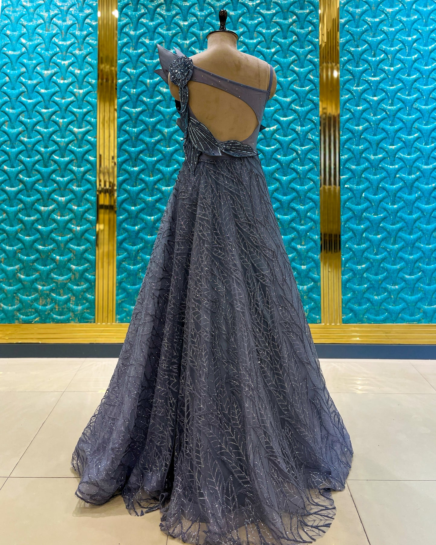 Gown Light Grey BR-0336 S4005