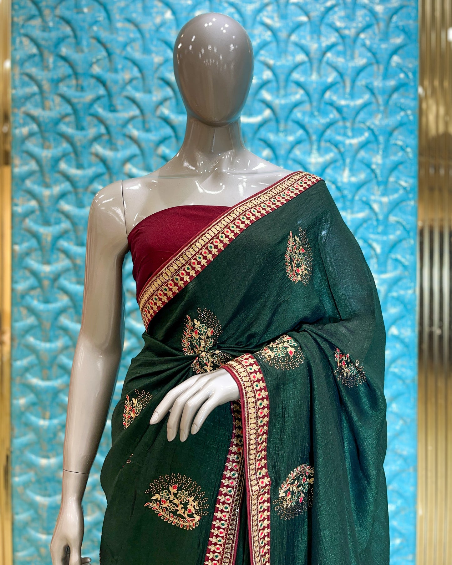 Saree D. Green VT-1824 A1024